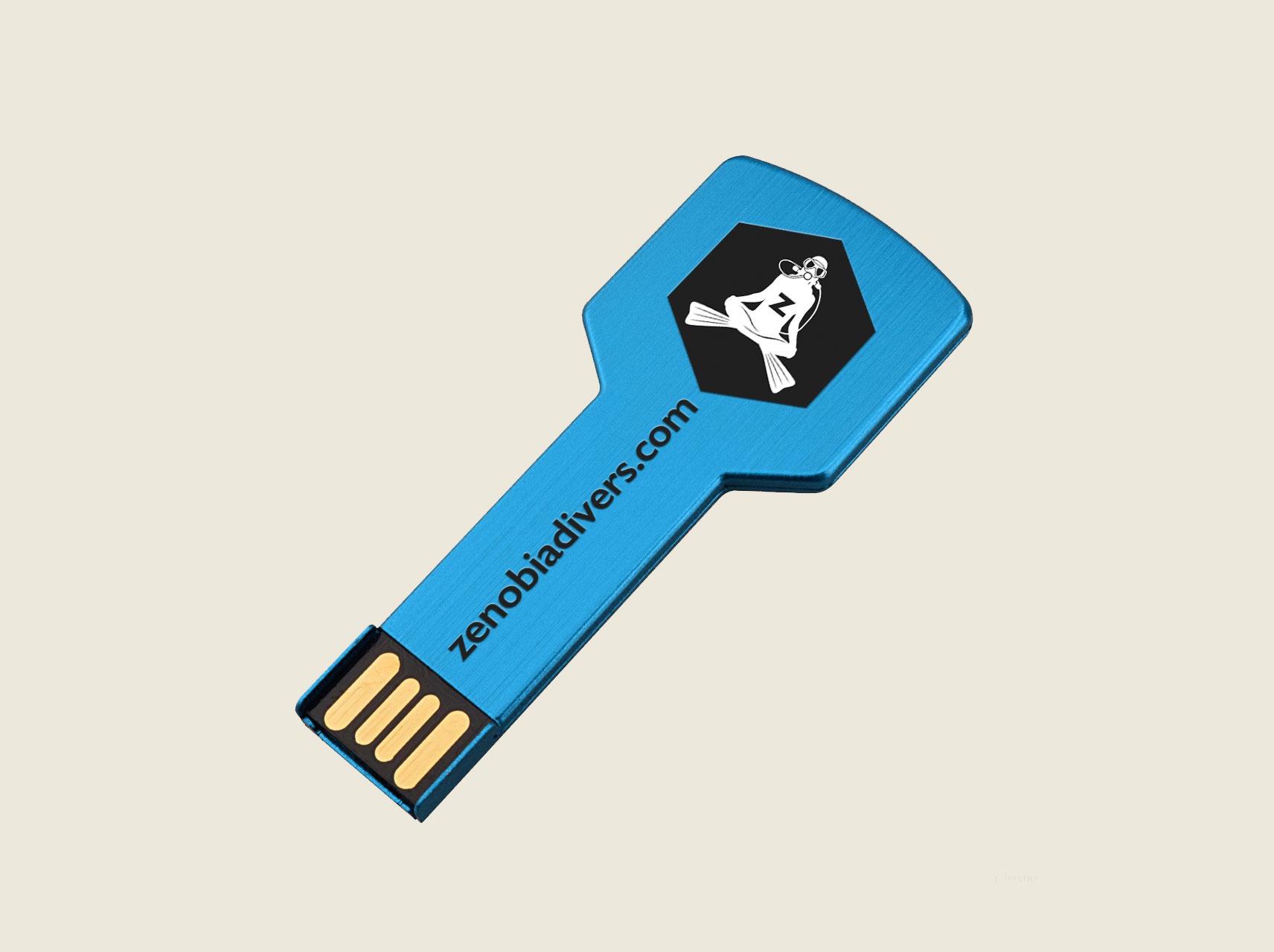Zenobia Divers branded USB stick