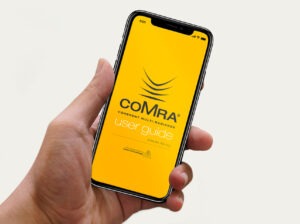 coMra app splash screen
